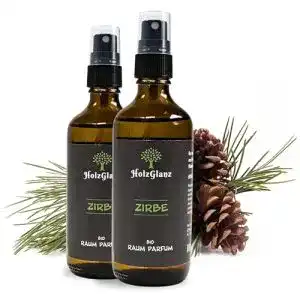Zirbenspray Holzglanz 2er Pack Bio 100ml mit naturreinem Duft