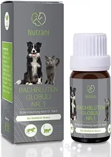 Beruhigungsmittel für Katzen mit Nutrani Bachblüten Globuli