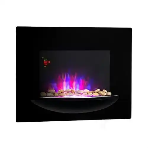 Elektro-Wandkamin Klarstein Feuerschale 1800 W mit Heizfunktion