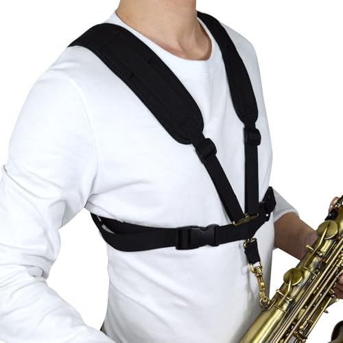 Saxophongurt Adorence – Gepolsterter und Verstellbarer Schultergurt für Saxophon
