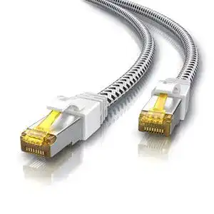 LAN-Kabel 10m CAT 7 mit RJ45 Stecker für Gigabit Ethernet