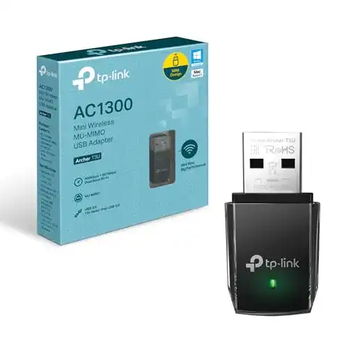 TP-Link Archer T3U AC1300 WLAN Stick Adapter für USB-Anschluss