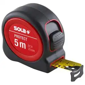 Maßband 5m Sola Protect – Rollbandmaß mit beweglichem Endhaken