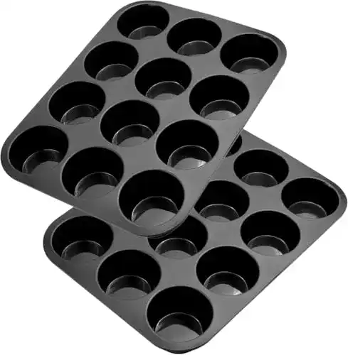 Muffinform Belmalia Silikon für 12 Muffins, 2 Stück