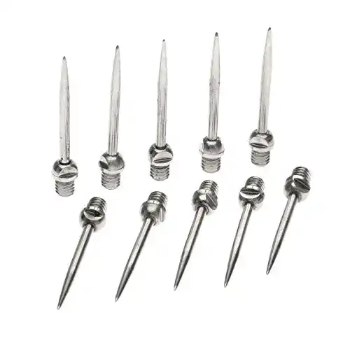 Dart Spitzen Dreld 10 Stück Stahlspitzen mit 2BA Gewinde für Darts