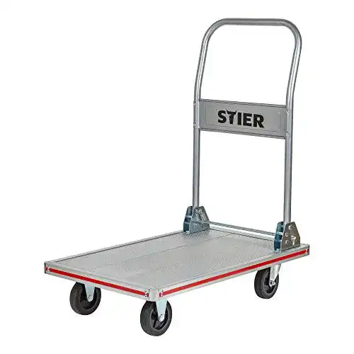 Aluminium Plattformwagen von STIER – Klappbarer Transportwagen