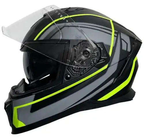 Rallox Integralhelm RALLOX 69-G in Größe S mit Sonnenvisier