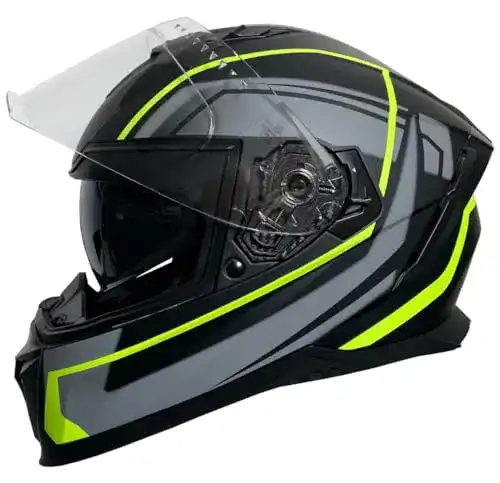 Rallox Integralhelm RALLOX 69-G in Größe S mit Sonnenvisier