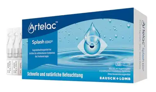 Augentropfen Artelac Splash EDO mit Hyaluronsäure zur Befeuchtung