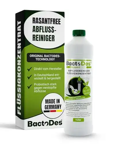Rohrreiniger BactoDes RasantFree 1l Flasche für Abflussreinigung