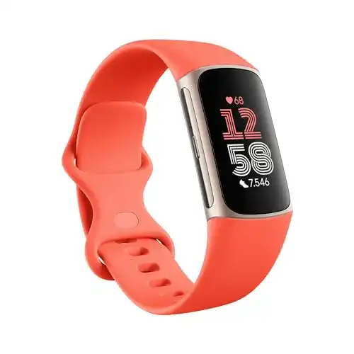 Fitbit Charge 6 Aktivitätstracker mit Google Funktionen und Premium-Mitgliedschaft