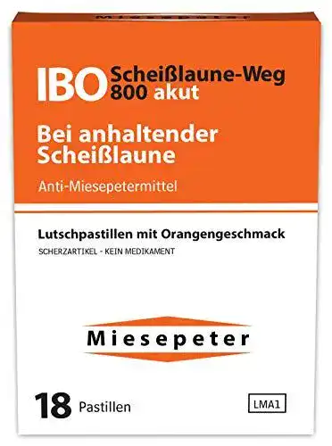 Scherztabletten Miesepeter Bonbons IBO Scheißlaune-Weg 800
