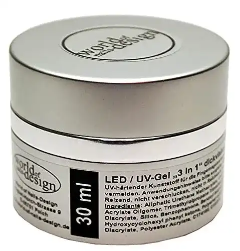UV-Gel World of Nails Design Allround LED/UV-Gel 3 in 1, Premium Edition