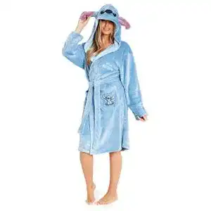 Damen Morgenmantel Disney Lilo & Stitch Bademantel