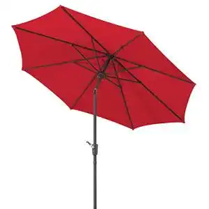 Schneider Sonnenschirm Harlem in Rot für Garten und Terrasse