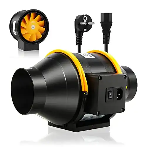 Rohrventilator FanGoFast 100mm mit Regelung für Rauchabzug
