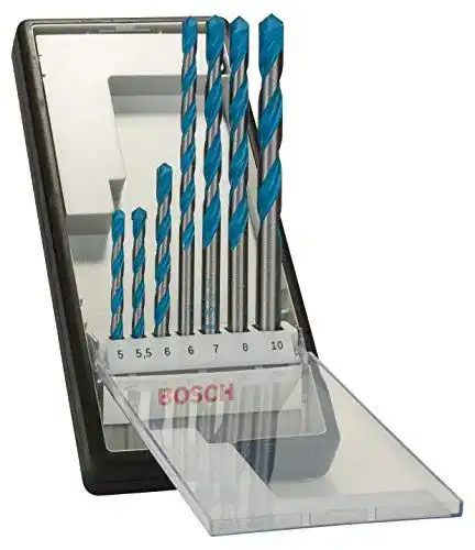 Bosch Professional Fliesenbohrer Set 7-teilig für verschiedene Materialien