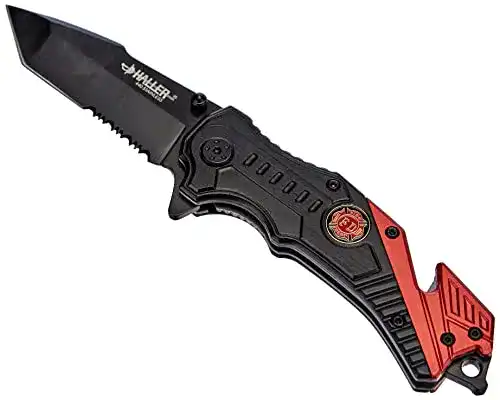 Haller 83473 Rescue Taschenmesser IV, Schwarz, One Size