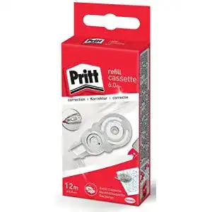 Pritt Nachfüllkassette für Korrekturroller mit 12 m Bandlänge