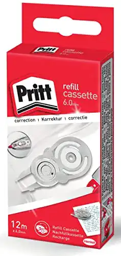Pritt Nachfüllkassette für Korrekturroller mit 12 m Bandlänge