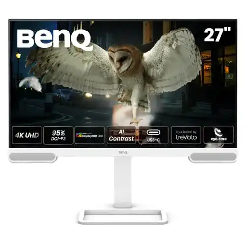 BenQ EW2790U 27 Zoll 4K Monitor für Arbeit, Gaming und Streaming