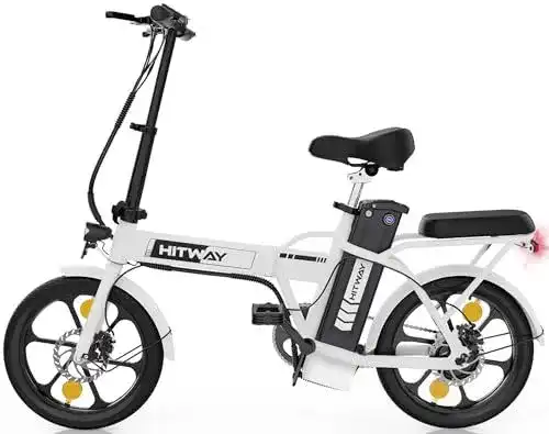 Leichtes E-Bike HITWAY Elektrofahrrad Klapprad für den Alltag