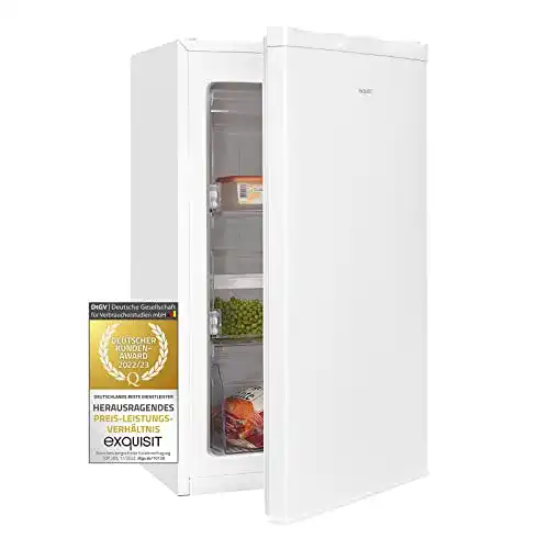 Mini-Gefrierschrank Exquisit GS111-330E in Weiß