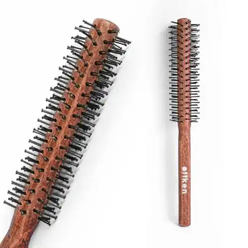 Rundbürste für Bartpflege und Haarstyling
