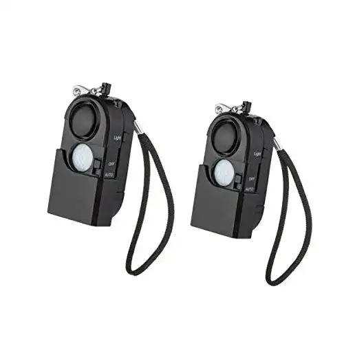 Taschenalarm Zeerkeer mit 120 dB, 2 Stück, tragbar und sicher