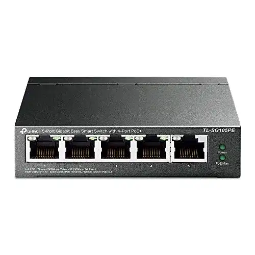 TP-Link TL-SG105PE 5-Port Gigabit Managed Switch mit PoE