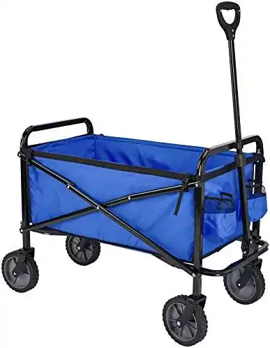 Bollerwagen von Amazon Basics – Zusammenklappbarer Gartenwagen
