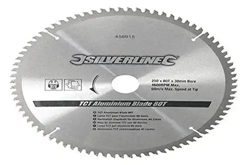 Kreissägeblatt für Aluminium von Silverline – Hartmetall-Sägeblatt