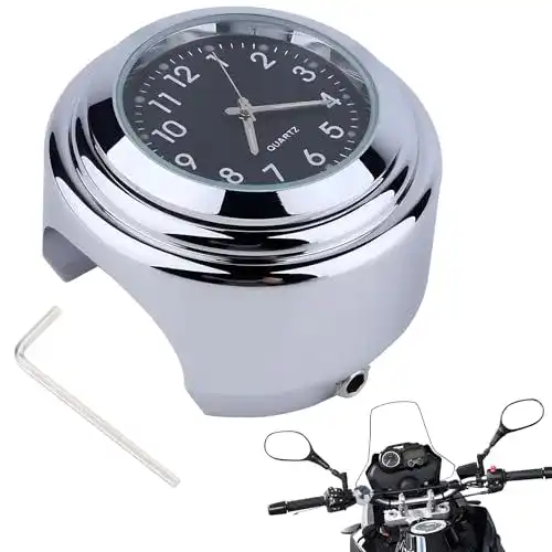 Motorrad Uhr für Lenker Universal – Wasserdicht und stoßfest