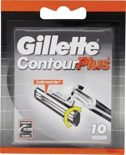 Gillette ContourPlus Rasierklingen für präzise Rasur