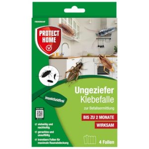 Silberfischfalle Protect Home Natria Ungeziefer Klebefalle, 4 Stück