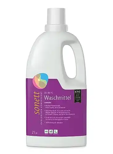 Sonett Waschmittel Lavendel, 2 Liter – Biologisch abbaubar und allergenfrei