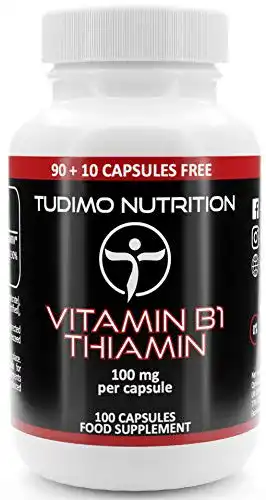 Vitamin B1 TUDIMO Thiamin hochdosiert 100 mg Kapseln, 100 Stück