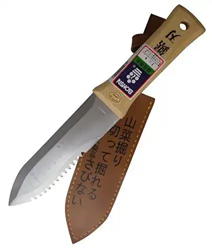 Grabungsmesser für Bonsai und Pflanzenpflege Hori-Hori aus Japan