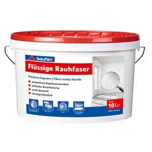 Baufan Flüssige Raufaser 10L für individuelle Wandgestaltung