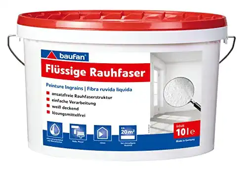 Baufan Flüssige Raufaser 10L für individuelle Wandgestaltung