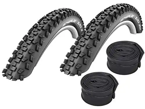 Fahrradreifen 20 Zoll Set: 2 Schwalbe Black Jack Reifen mit Schläuchen