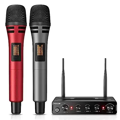 Funkmikrofon Tonor Dual Wireless Karaoke System