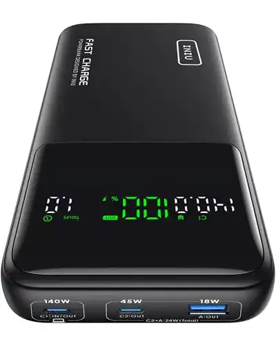 Iniu Powerbank Laptop Power Bank 140W PD3.0 27000mAh