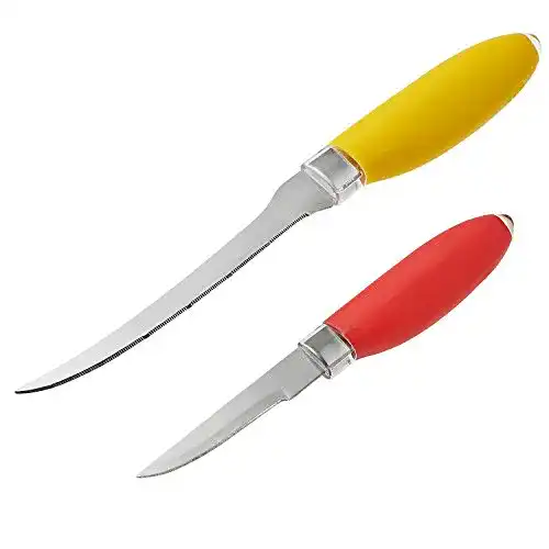 Tefal Set mit 2 rutschfesten Messern für Obst und Gemüse