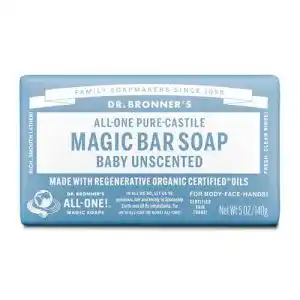 Dr. Bronner’s Milde Aloe Babyseife aus Bio-Zutaten, 140 g