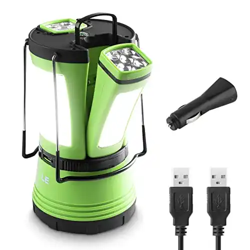 Campinglampe Lighting Ever LE LED mit 2 abnehmbaren Taschenlampen