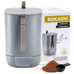 Bokashi Eimer Plastia Starterset 10,6 L aus recyceltem Kunststoff