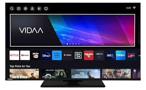 Toshiba 43 Zoll VIDAA TV Fernseher mit 4K UHD und Smart-Funktionen