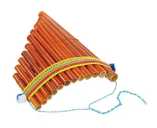 Panflöte aus Bambus für Kinder – Blasinstrument zum Musizieren