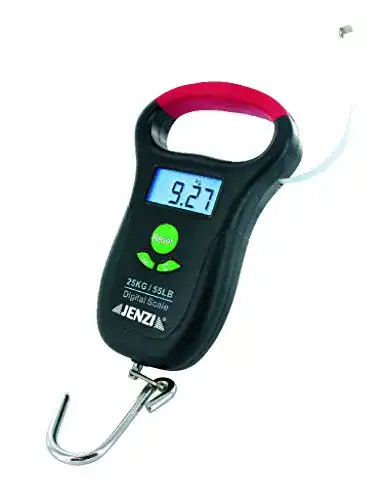 Digitale Fischwaage Jenzi bis 25kg mit integriertem Maßband